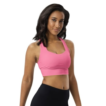 

Just Tickle Me Pink longline sports bra