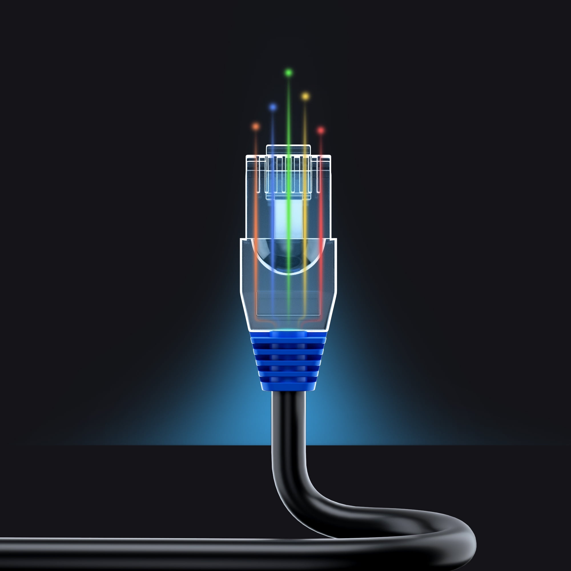 Maximm Cat6 Outdoor Cable 250 Feet - Black - Solid Copper 550Mhz, Waterproof Ethernet Cable Suitable For Direct Burial Installations. Electronic_Cable