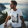 thumbnail image 5 of Men Summer CasualPainting (61) Graphic Print Round Neck Short Sleeve T Shirt Tee Tops Basic Vacation Wear Sizes XS-5XL, 5 of 5