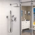 thumbnail image 4 of Belanger QUA130CCP Rain Pressure Balanced Square Shower System, Polished Chrome, 4 of 10