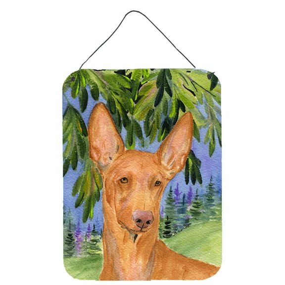 Carolines Treasures Pharoh Hound Aluminium Metal Wall or Door Hanging Prints, 16" x 12", Multicolor