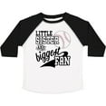 thumbnail image 3 of Inktastic Little Sister and Biggest Baseball Fan Girls Toddler T-Shirt, 3 of 5