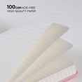 thumbnail image 2 of Título del producto: Cuaderno FLEEKOOL tapa dura 216 páginas, A5 rayas 100gsm, lazo bolígrafo, bolsillo interior - Rosa, 2 of 3