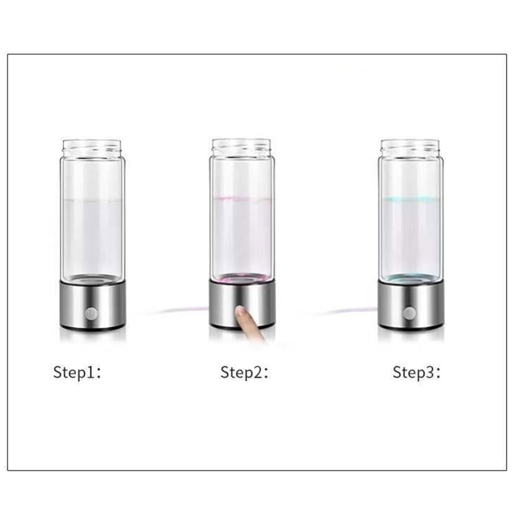 HGYCPP Convenient 420ml Water Glasses Hydrogen Water Bottles Hydrogen Water Generator Electric Hydrogens Rich Water Generator Cup