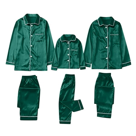 

Patlollav Pajamas Parent-Child Outfit Sets Soft and Comfort Blouse and Pants