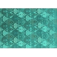 thumbnail image 1 of Ahgly Company Indoor Rectangle Oriental Turquoise Blue Industrial Area Rugs, 8' x 12', 1 of 4