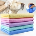 thumbnail image 3 of Soft Dog Bath Towel Synthetic Deerskin Strong Absorbing Pet Drying Water, 3 of 8