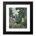thumbnail image 2 of Henri Rousseau 20x22 Black Modern Framed Museum Art Print Titled - The Equatorial Jungle (1909), 2 of 5