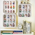 thumbnail image 2 of Clear Display Case for Figures, Collectibles Display Box with Shelves, 12 Inch Wall Mounted or Desktop Plastic Organizer, Miniature Acrylic Display Storage Case for Rock Stone Mini Fi, 2 of 7