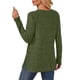 thumbnail image 5 of HongQid Womens Sweaters Crewneck Long Sleeve Shirts with Pockets Fall Outfits 2025 Fashion Winter Clothing Side Slit, 5 of 5