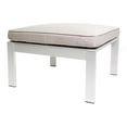 thumbnail image 1 of Pemberly Row Contemporary Aluminum Patio Ottoman in Gray Taupe, 1 of 3