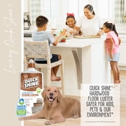 Quick Shine Hardwood Floor Luster, Pfas-Free Formula Floor Polish with Plant-Derived Carnauba 27 fl oz