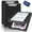 Black, variant on 2 Pack Nursing Clipboard with Storage | Heavy Duty A4 Writing Clipboard with Compartment Organizer for Medical Professionals, Teachers, Office Staff-Pink