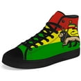 thumbnail image 5 of Aidianart Mens Rasta High Top Canvas Sneakers High Top Shoes Size 12, 5 of 5