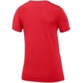 thumbnail image 2 of Nike Womens Pro Allover Mesh Short Sleeve Top 2.0 (US, Alpha, Large, Regular, Regular, Red), 2 of 2