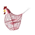 thumbnail image 5 of WeiLaiKeQi Chicken Wire Egg Basket Decorative Egg Holder Multipurpose, Farmhouse and Living Room Decor Small Food Storage Organizer Reusable pink, 5 of 9