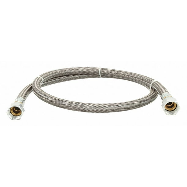 Velvac Air Compressor Hose Silver Stainless Steel Braid 142518