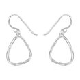 thumbnail image 1 of Vera 2S-7015E Sterling Silver Simple Triangle Line Earring, 1 of 1