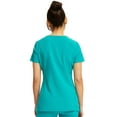 thumbnail image 2 of Tooniforms Women Scrubs Top V-Neck Print TF749, 2 of 4