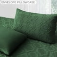 thumbnail image 4 of Whale Flotilla 3-Piece Tufted King Size Comforter Set, Soft Fluffy Shabby Chic Comforter for All Seasons, Farmhouse Boho Duvet Bedding Sets with 2 Pillow Shams, 90"x104", Deep Green, 4 of 9