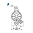 thumbnail image 6 of BML-20 PTFE Air Operated Double Diaphragm Pump, 54 L/min Pneumatic Diaphragm Pump ,Widely Use, 6 of 6