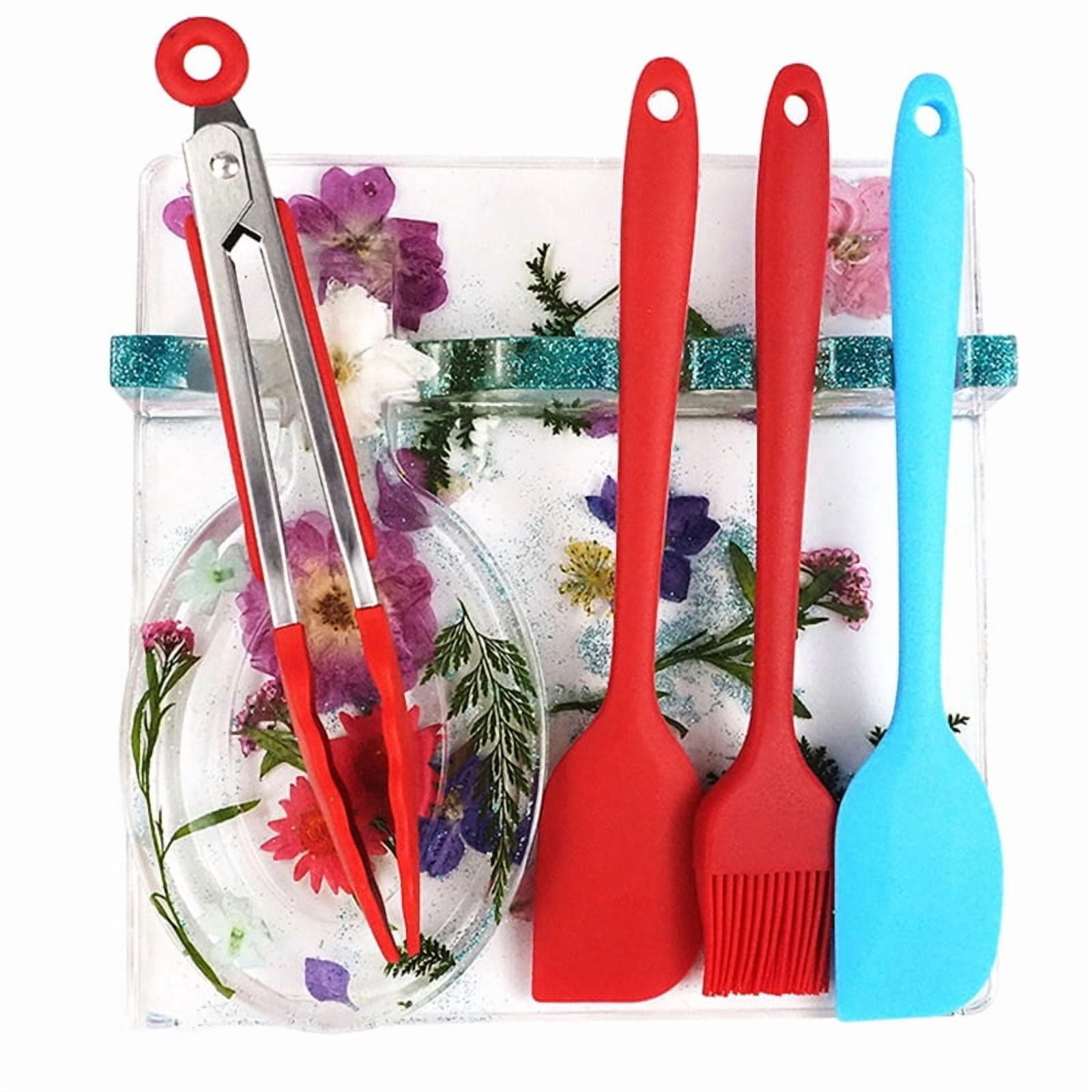 Spoon Storage Tray Epoxy Resin Mold Tableware Rack Plate Casting Silicone Mould