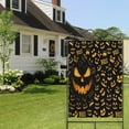 thumbnail image 4 of Halloween Spooky Jack O Lanterns Fall Garden Flags 28"x40" Double Side,Small Yard Flags for Outside,Outdoor Fall Decor,Autumn Funny Garden Flag Yard Decoration, 4 of 5