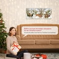 thumbnail image 3 of Christmas Pictures Wall Decor, 3 Piece Sleigh Deer Snowman Poster Prints for Holiday Wall Decor, Merry Christmas Canvas Wall Art for Kitchen Bathroom Living Room, 3 of 6