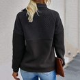 thumbnail image 4 of Timegard Womens Blouses Stand Collar Button Drop Shoulder Tops Fall Dressy Casual Loose Comfy Tops, 4 of 7