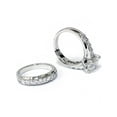 thumbnail image 3 of 3ct Diamond Engagement Wedding Ring Set 14K White Gold, 3 of 4