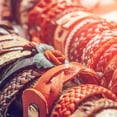 thumbnail image 7 of Round Braided Leather Cord, Braided Genuine Leather Cord Rope Folded for Crafts Jewelry Making Necklace Bracelets 3 Yards Dark Grey, 7 of 7