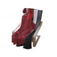 thumbnail image 4 of Spanish Soft Flannel Fleece Blanket, Baile Flamenco Dancing Woman Silhouette of Guitarist Man on the Background, Cozy Plush for Indoor and Outdoor Use, 70" x 90", Red Vermilion Black, by Ambesonne, 4 of 6