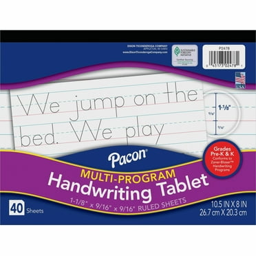 Pacon, PAC2478, Multi-Program Handwriting Tablet, 1 Each