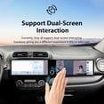 thumbnail image 6 of MOOKAKA 12.3"+12.3" Smart Display Radio Audio Media Player for Mitsubishi Mirage 2012-2018 Car Navigation GPS Upgrade Headunit Android Replacement 1080P Screen Carplay Accessories, 6 of 16