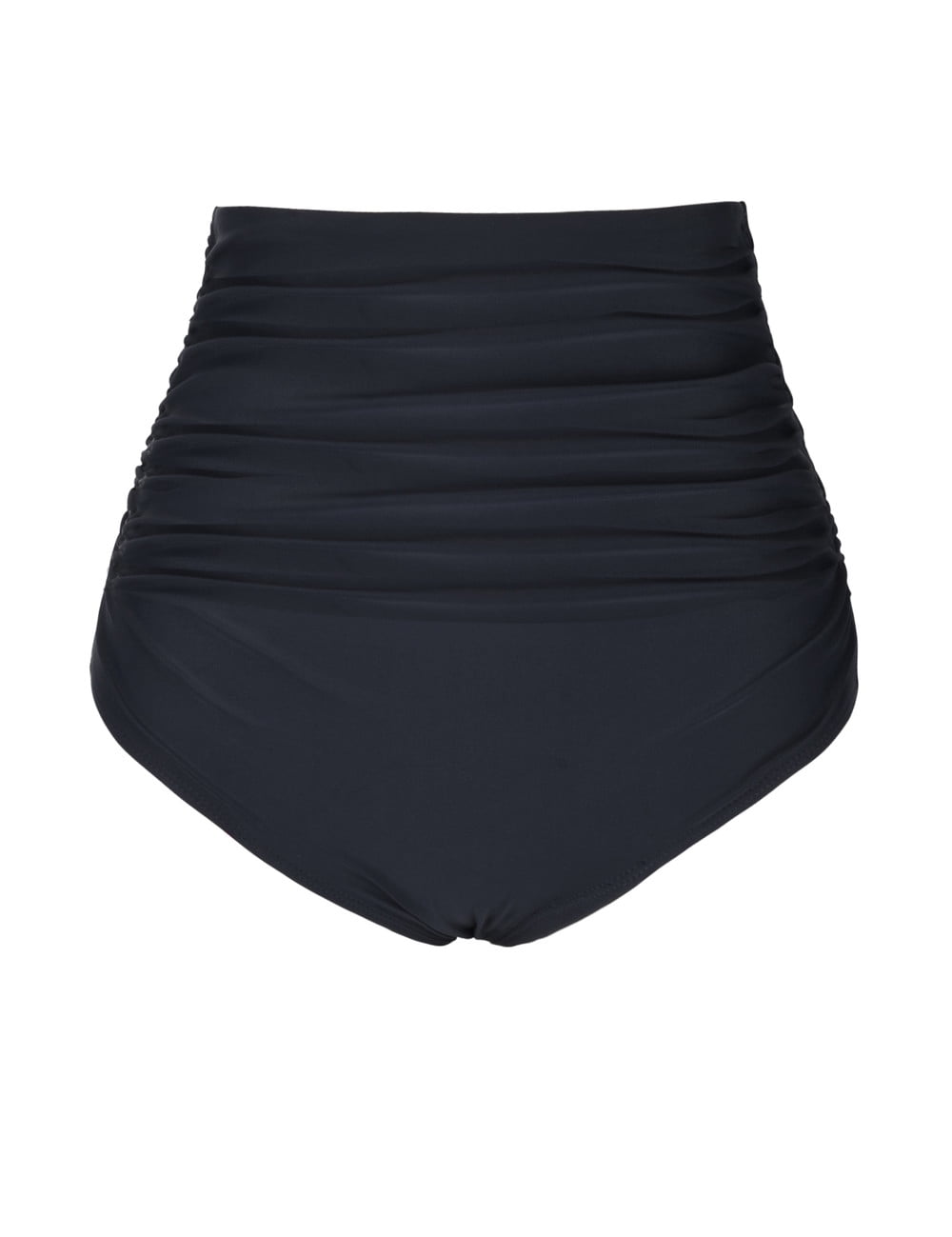 Mycoco Women's High Waisted Bikini Bottom Bathing Suit Brief Shirred Swim Bottom