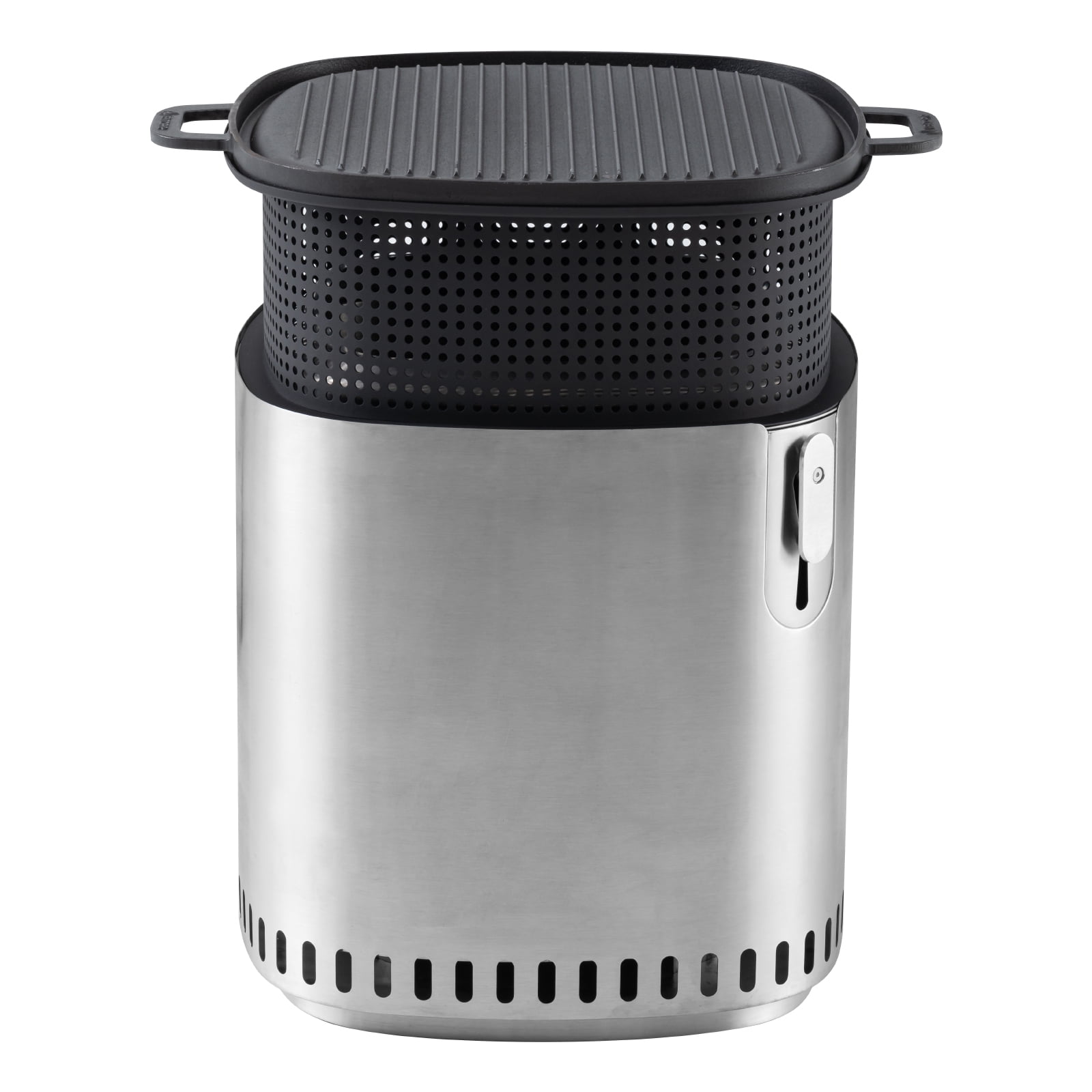 Portable Smokeless Stainless Steel Fire Pit with Accessories,Adjustable Firepower Wood Burning Camping Stove