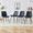 4 Black Chairs, variant on NYEESS Set of 6 Gray Faux Leather Dining Chairs with Metal Legs, Modern Kitchen Seating