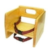 Natural Finish Wooden Food Restaurant Child Toddler Baby Booster Seat Chair
