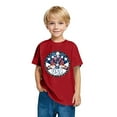 thumbnail image 4 of GERsome Boys Girls 4th of July Tshirts Short Sleeve Shirts for Unisex Kids Summer Patriotic Tshirts Kids American Flag T-Shirts, 5-6 Years, 4 of 6