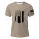 thumbnail image 3 of Playera Para Hombre, Camiseta De Manga Corta Con Cuello Redondo Y Estampado Del Día De La Independencia Para Hombre, Camiseta Floral De Moda, Camiseta De Fondo, 3 of 4