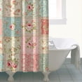 thumbnail image 4 of Pioneer Flower Floral Print Pattern Shower Curtain 84"x72", Bathroom Decorative Shower Curtain Set with 12 Hooks, Waterproof Washable, 4 of 6