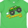 thumbnail image 4 of Inktastic Happy St. Patrick's Day Monster Truck with Leprechaun Boys or Girls Toddler T-Shirt, 4 of 5