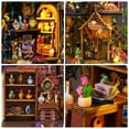 thumbnail image 3 of Kit de casa en miniatura Foyucool Magic House con luz DIY para adultos, 3 of 7
