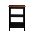 thumbnail image 5 of Pemberly Row Table d'Appoint Moderne, Fini Bois Cerisier et Noir, 5 of 5