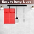 thumbnail image 2 of Silicone Grill Mat, ANUNU Griddle Tools Mat for Blackstone, Spatula Grill Mat with Drip Pad for Kitchen, Cooking, Countertop, BBQ Caddy Utensils Holder Griddle Accessories for Blackstone（red））, 2 of 7
