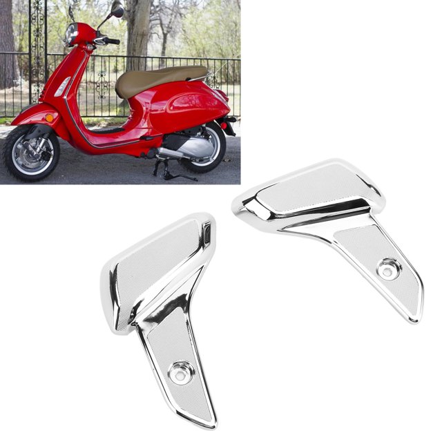 Descanso del pastel Trasero de la Motocicleta, Pedales del Pie del Pasajero, La Fijación de Tornillo Resistente Electrochado Cómodo para Sprint Primavera 50 125 150