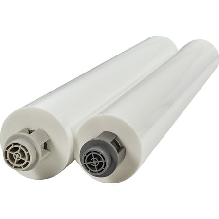GBC&reg; EZ Load Gray End Cap Laminating Roll Film, Gloss, 27" x 500', 1.5 mil, 2 Rolls