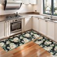 thumbnail image 3 of Kitchen Rugs Sets Of 2,Pioneer Flower Floral Print Pattern Anti Fatigue Kitchen Mat Rugs Non Slip Washable,Decorative Kitchen Floor Mats for Kitchen,Sink,Laundry,17"X47", 3 of 5