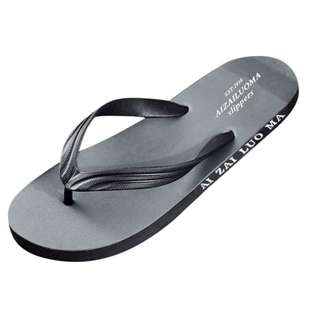 

ZHAGHMIN Men Slides Size 12 Flip Flops Men Summer Flat Soft Bottom Comfortable Lightweight Casual Beach Sandals Flip Flops For Men Leather Sandals Athletic Men Shower Flip Flops For Men Holes Flip F