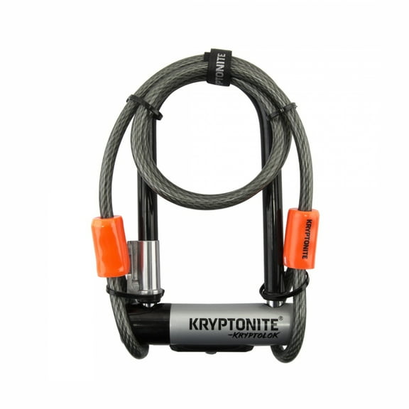 Kryptonite KryptoLok U-Lock 3.25 x 7" Black with Cable